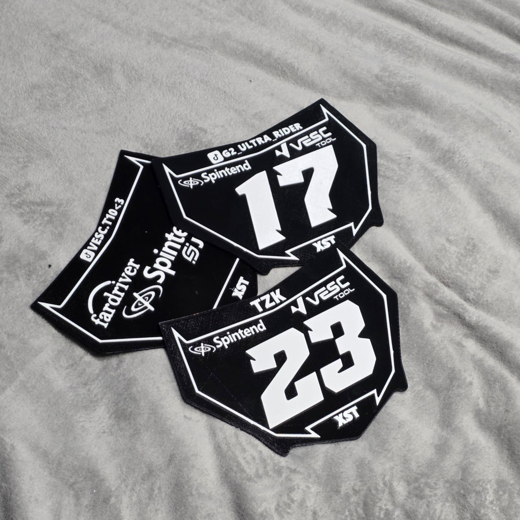 Custom e-scoot plate