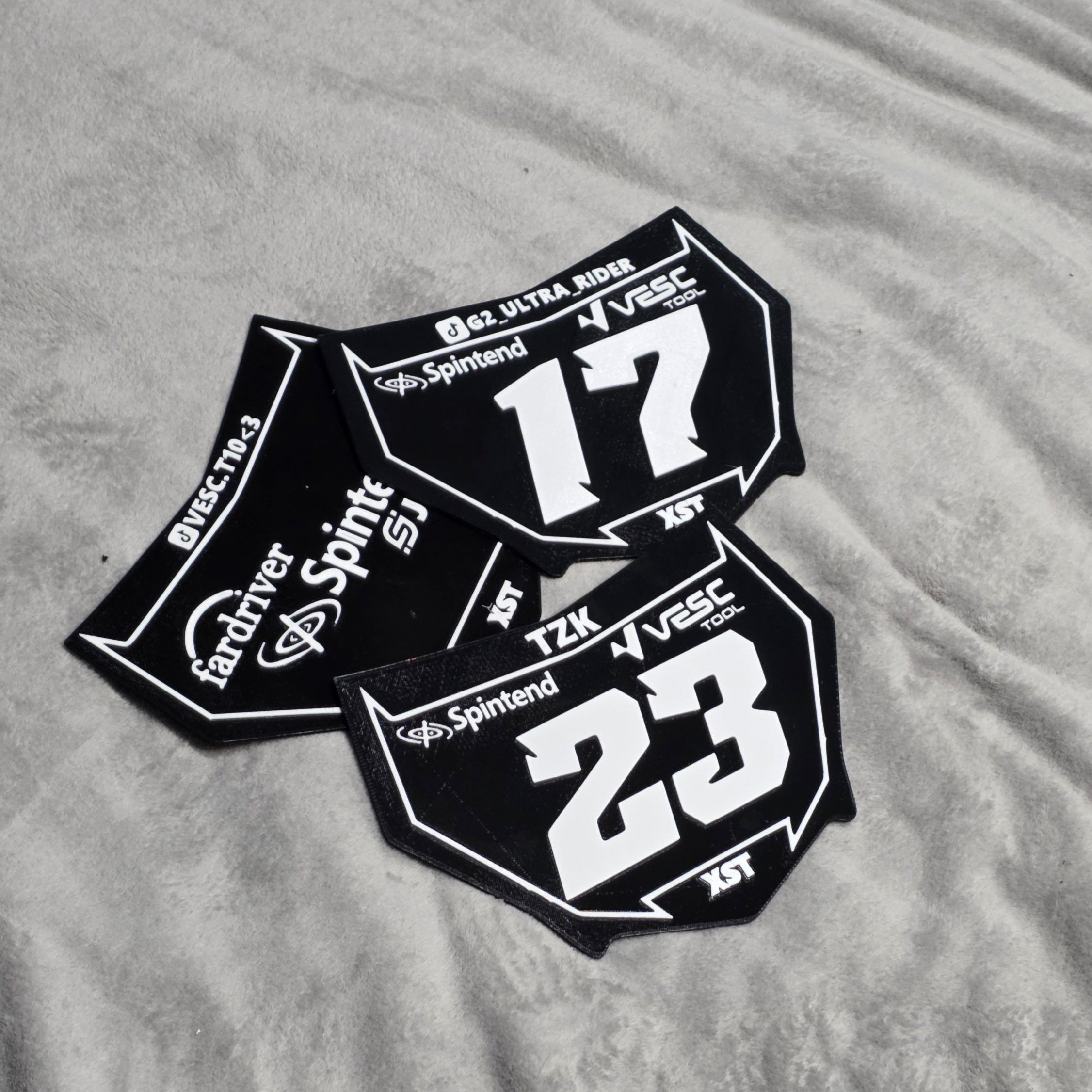 Custom e-scoot plate