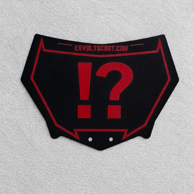 Custom e-scoot plate