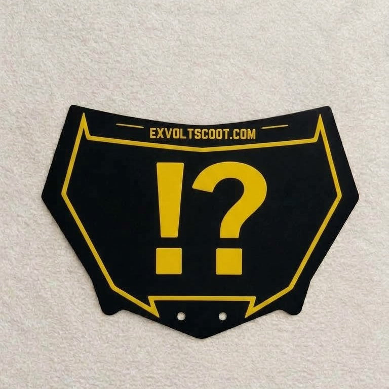 Custom e-scoot plate