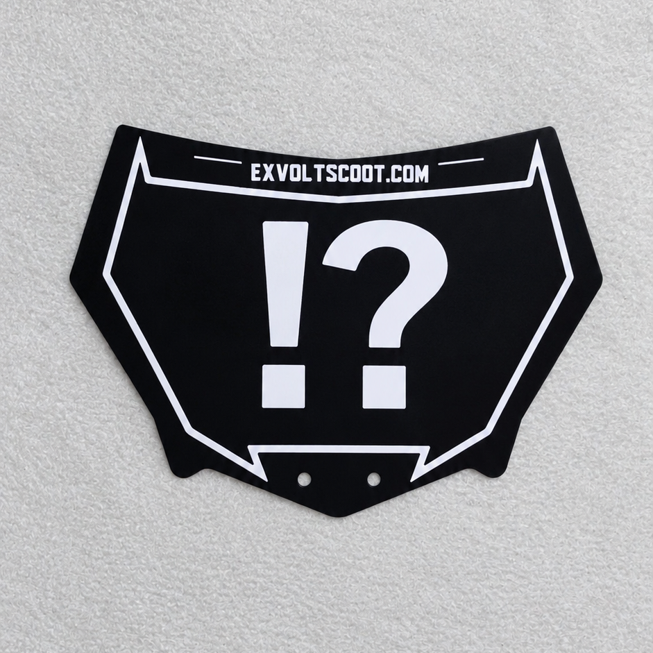Custom e-scoot plate