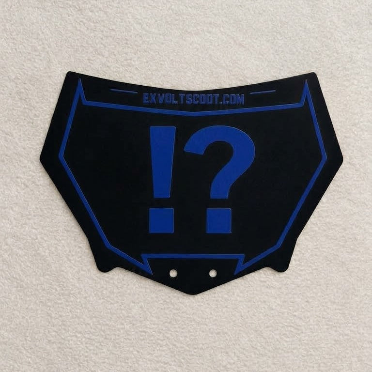 Custom e-scoot plate