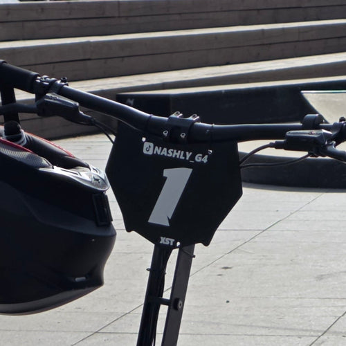 Custom e-scoot plate
